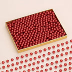 DUQGUHO Red Pearl Beads for Crafts 6mm Plastic Pearl Beads - Image 2