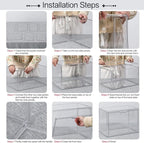 4 Packs Clear Plastic Handbag Storage Organizer - Image 7