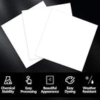 3 Pcs White 12 x 12 x 1/8 Inch Acrylic Sheets | Laser Cutting Plastic - Image 4