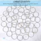 Paxcoo 100 Pack Keyrings, Split Key Rings Bulk - Image 5