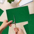 10PCS Green Self Adhesive Felt Fabric Sheets Sticky Felt Sheets - Image 4