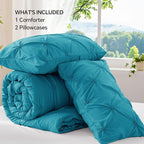 BEDELITE Teal King Size Comforter Set - Image 7