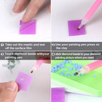 FEBSNOW 60Pcs Painting Glue Clay DIY Diamond Embroidery Wax Tool Set | Diamond - Image 4