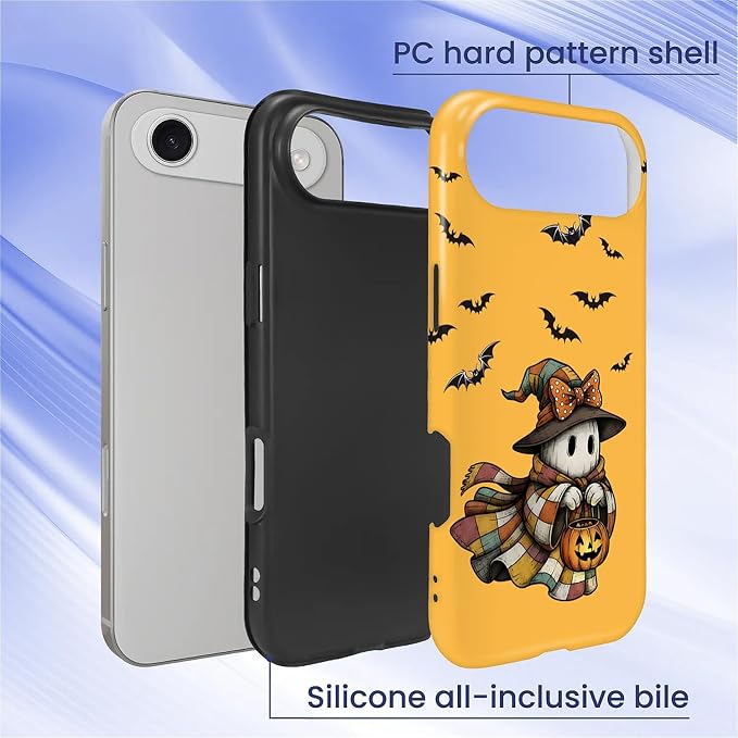 Case for iPhone 17 Air, Scratch Resistant Hybrid Double Layer Hard Shell，Cute - Image 2