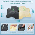 DONAMA Cervical Pillow for Neck and Shoulder Pain Relief, Cooling Contour - Image 6