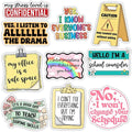 MAIANEY School Counselor Stickers Pack 10Pcs – Counseling Office Decor by Maianey