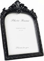 Cuspin 8x10 Black Picture Frame Vintage Frames, Ornate Arched Resin Photo Frame by Cuspin
