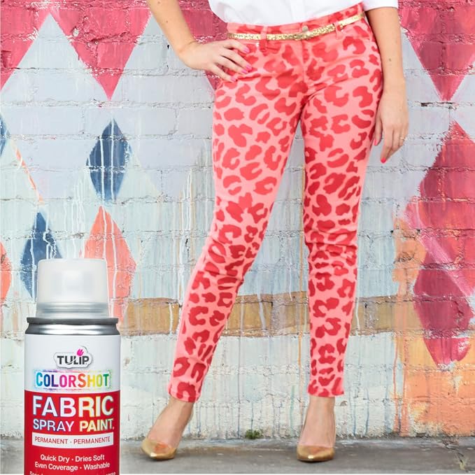 Tulip ColorShot Instant Fabric Spray Paint, Permanent Color Spray-On Fabric - Image 7