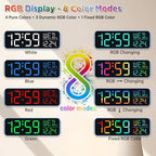 Peakeep Loud Digital Alarm Clock Large Display - Image 3
