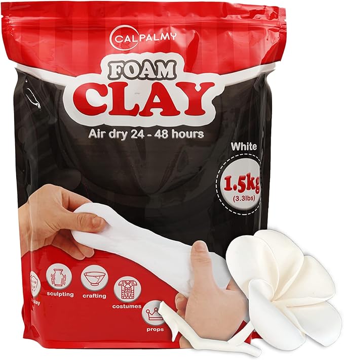 3.3 lbs Moldable Cosplay Foam Clay – High Density and Hiqh Quality by CalPalmy