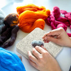 Nicunom 3 Pack Needle Felting Mat, Natural Wool Needle Felting Pad, Thick and - Image 8