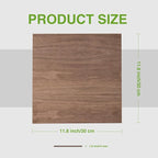 ROBOTIME 6-Pack Laser Wood Sheets | 1/8" & 12 x 12" Basswood + Walnut + Birch - - Image 3
