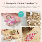 YOPPIX 90 Pcs Sublimation Acrylic Keychain Blank kit, - Image 7