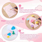 Cholemy 120 Pcs Foam Printing Plates 4 x 6 Inch Pink Foam Sheets 1/20 Inch - Image 3