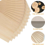 12 Pack Basswood Sheets for Crafts 12 x 18 x 1/8 in, 3mm Thick Unfinished - Image 3