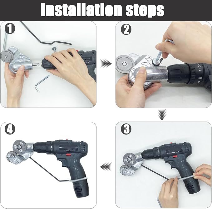 CZS Sheet Metal Cutter Drill Attachment, Electric Drill Shears Attachment - Image 6