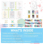 6 Pack Paint by Numbers Kit for Adults Beginners - Image 5