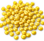 CYS EXCEL Gold Glass Gemstone Beads Vase Fillers Flat Marble Beads Multiple - Image 3