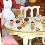 Hiawbon 24 Pcs Miniature Coffee Cup 1:12 Coffee Mugs Cakes Model | Miniatures - Image 4