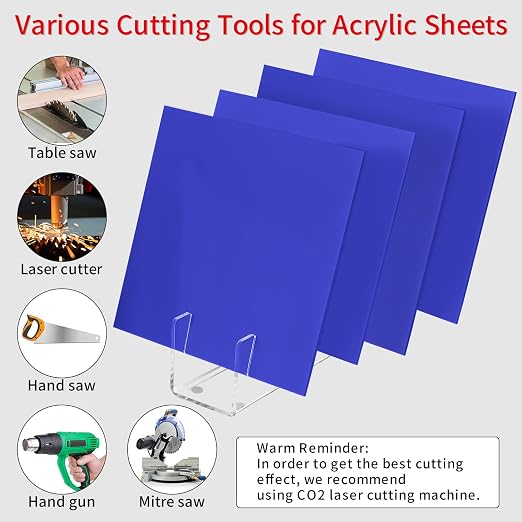 1/8 Thick 10 x 10 inch Acrylic Sheets - Image 3