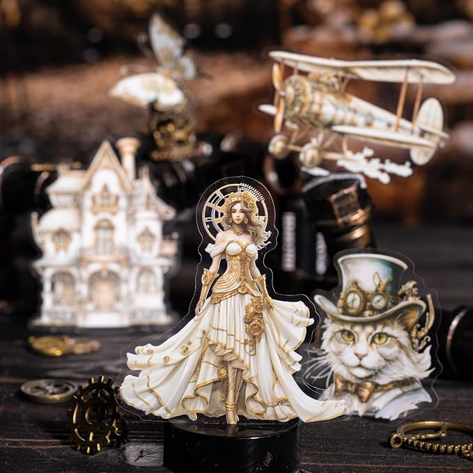 Yoksas Vintage Victorian Steampunk Stickers - Image 4