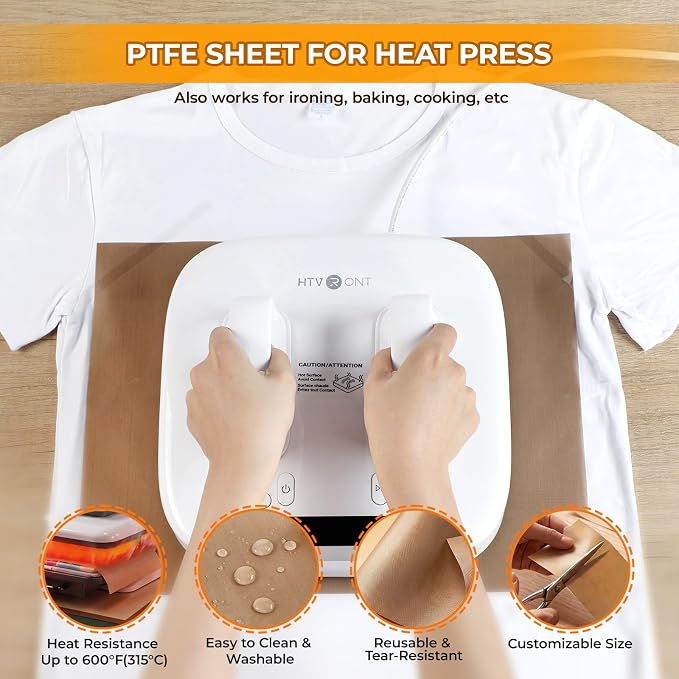 HTVRONT Sublimation Tool Kit, Heat Press Accessories Bundle Kit | Include - Image 4