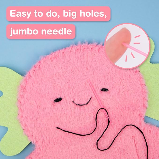 Avenir My First Sewing Kit for Kids Ages 6-8 | Learn to Sew Stuffed Animal - Image 3