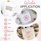 Tintnut Bridal Rose Heat Transfer Vinyl, 10inx6ft Iron on Vinyl | Neutral boho - Image 4