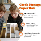2 Set Sports Card Storage Boxes 3150 Count Bulk Card Trading Cards Collection - Image 6