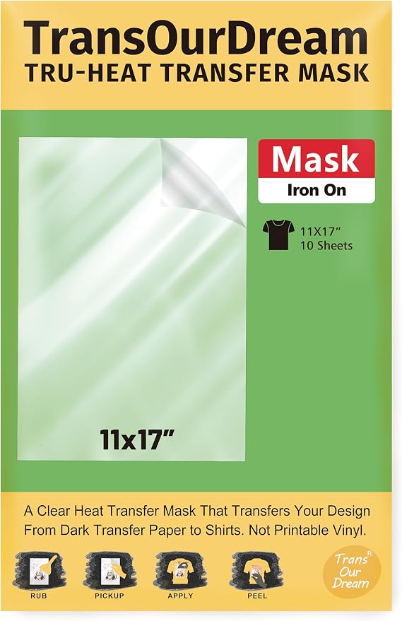 TransOurDream Heat Transfer Mask & Iron on Tape by TransOurDream