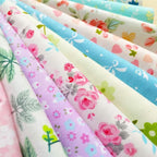 flic-flac 50pcs 8 x 8 inches Cotton Fabric Squares Quilting Sewing Floral - Image 7