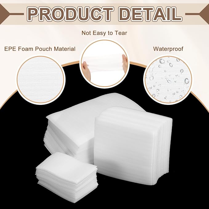 uxcell 50 Pcs Cushion Foam Pouches, Photo Frame - Image 3