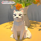 Leopard 3D Origami Paper Craft Kit, Creative Handmade Paper Sculpture Art - Image 6