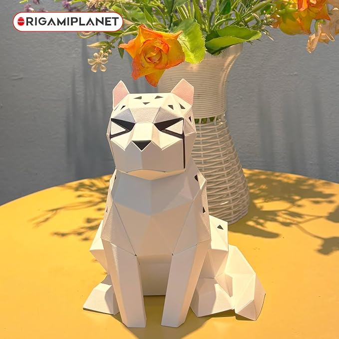 Leopard 3D Origami Paper Craft Kit, Creative Handmade Paper Sculpture Art - Image 6