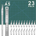 DIYSELF 23 Pack Craft Knife Precision Hobby Knife Kit, 1 Exacto Knife by DIYSELF