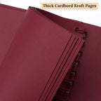 Scrapbook 7x7 Inch DIY Scrapbook Album Hardcover Kraft Paper 40 pages/20 sheets - Image 8