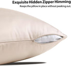 4 Pack Cooling Pillow Cases, Viscose Derived from Bamboo Pillow Protectors King - Image 3