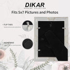 DIKAR 5x7 Picture Frame with Pearl and Crystal Decor - Image 5