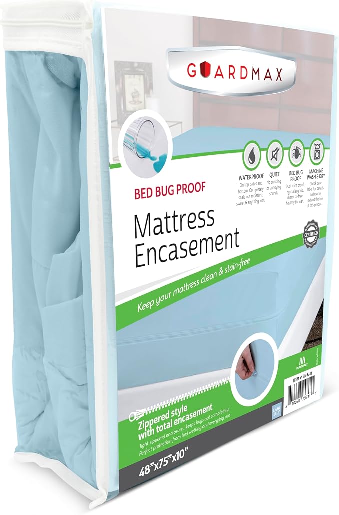 Guardmax Jersey Knitted RV Size Zippered Mattress Encasement by Guardmax