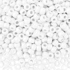 QPIXVB 1100PCS White Pony Beads, Friendship Bracelet Beads Kit, Bead by QPIXVB
