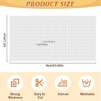 Fusible Interfacing with 2.5 x 2.5 Inches Grid - Image 2