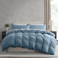 Nestl Stone Blue Duvet Cover Full Size by Nestl