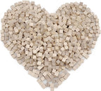 1000Pcs Wooden Blocks for Crafts, Unfinished Wood Cubes, 1cm Natural Pine Small by SIWUCHYE