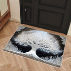 Tree of Life Faux Cashmere Non-Slip Rug, 15.7 x 23.6 Inches, Bathroom Dry Area - Image 3