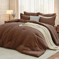 MUXHOMO 7 Pieces California King Comforter Set, Soft Bed in a Bag Cal King Size by MUXHOMO