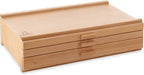 7 Elements 3 Drawer Wooden Artist Storage Supply Box - Image 4