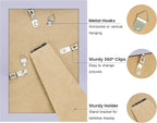 4x6 Picture Frame with Real Glass, Wooden cute 4 x 6 Photo Frame with Wavy Mat - Image 4