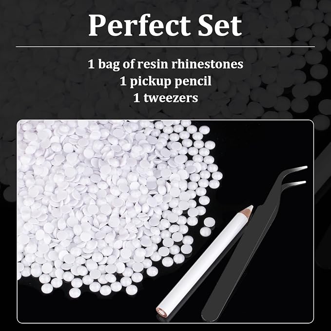4000pcs 4mm Resin Rhinestones Bulk - Image 4