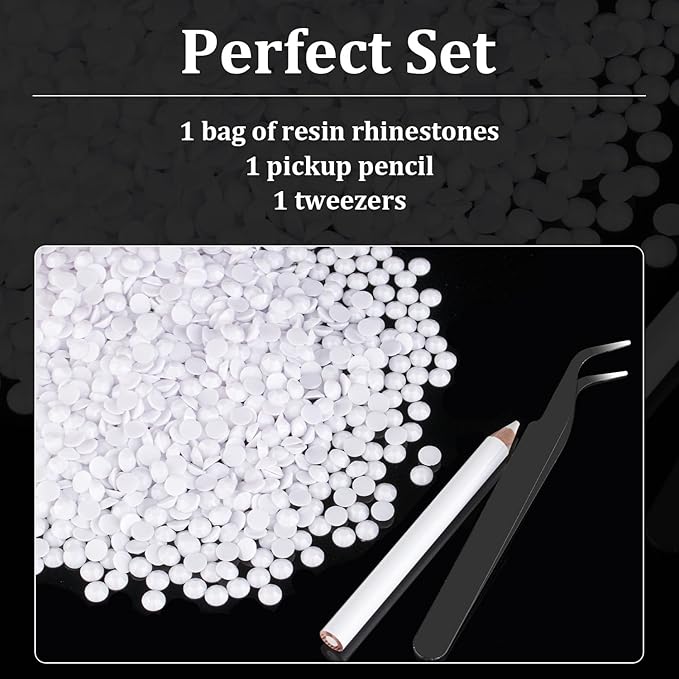 5000pcs 3mm Resin Rhinestones Bulk - Image 4