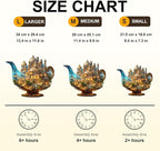 Gifts for Women Men Magic Lamp World Puzzles Adults Gift Wooden 75 Pieces 8.5 * - Image 4